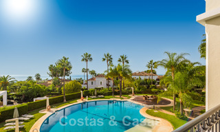 Spacious luxury apartment for sale with panoramic sea views in gated urbanisation on the Golden Mile, Marbella 59793 