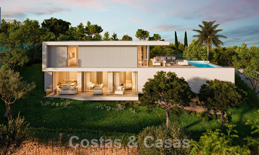 Architectural luxury new-build villas for sale in a luxury resort in Fuengirola, Costa del Sol 59155