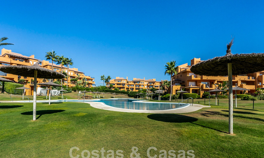 Spacious penthouse for sale in gated beach complex with magnificent sea views in La Duquesa, Costa del Sol 59300