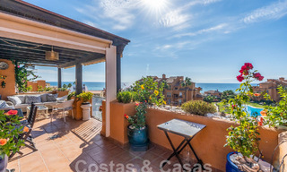 Spacious penthouse for sale in gated beach complex with magnificent sea views in La Duquesa, Costa del Sol 59329 