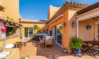 Spacious penthouse for sale in gated beach complex with magnificent sea views in La Duquesa, Costa del Sol 59330 