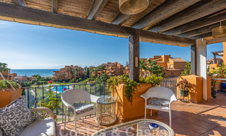 Spacious penthouse for sale in gated beach complex with magnificent sea views in La Duquesa, Costa del Sol 59332 