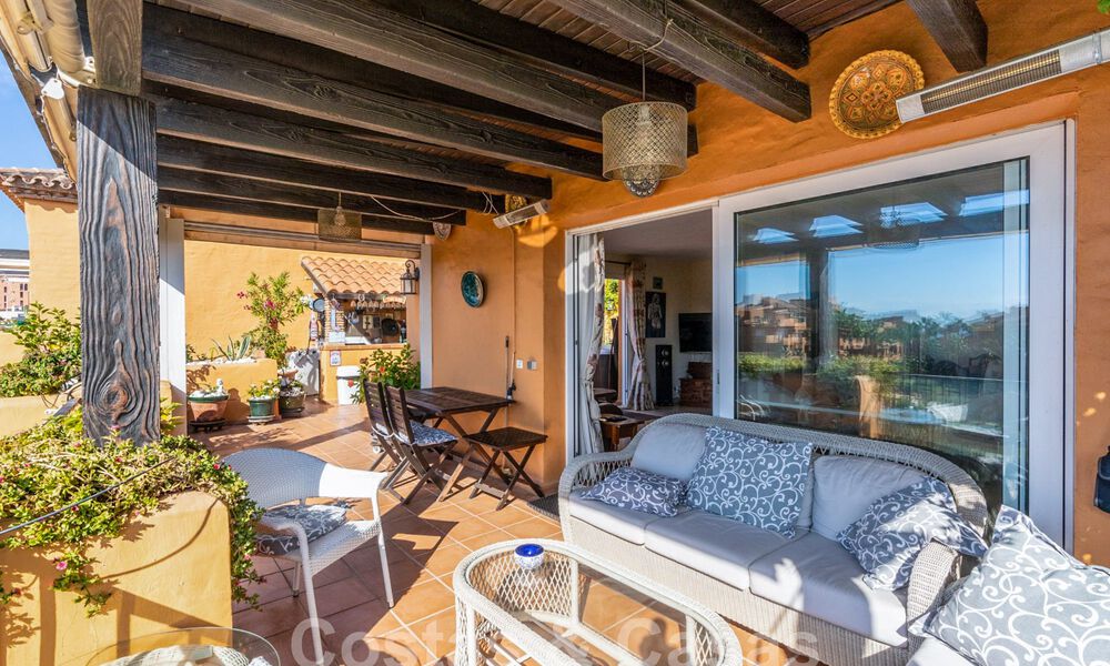 Spacious penthouse for sale in gated beach complex with magnificent sea views in La Duquesa, Costa del Sol 59333
