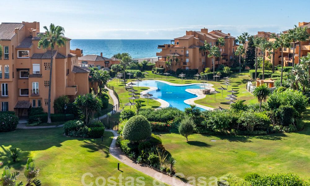 Spacious penthouse for sale in gated beach complex with magnificent sea views in La Duquesa, Costa del Sol 59335