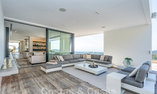 Modern luxury villa for sale with sea views in gated community surrounded by nature in Marbella - Benahavis 59220 