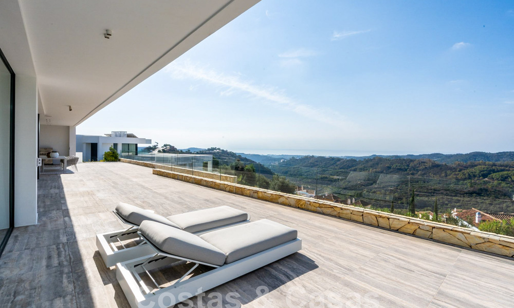 Modern luxury villa for sale with sea views in gated community surrounded by nature in Marbella - Benahavis 59221