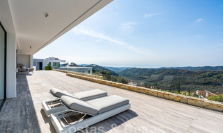Modern luxury villa for sale with sea views in gated community surrounded by nature in Marbella - Benahavis 59221 