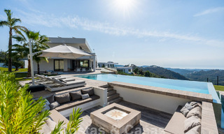 Modern luxury villa for sale with sea views in gated community surrounded by nature in Marbella - Benahavis 59225 