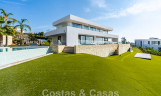 Modern luxury villa for sale with sea views in gated community surrounded by nature in Marbella - Benahavis 59230 