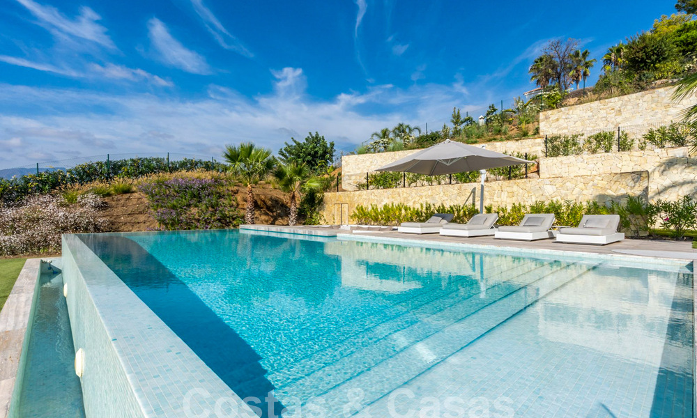 Modern luxury villa for sale with sea views in gated community surrounded by nature in Marbella - Benahavis 59231