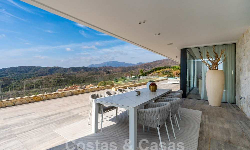 Modern luxury villa for sale with sea views in gated community surrounded by nature in Marbella - Benahavis 59233