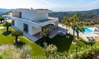 Modern luxury villa for sale with sea views in gated community surrounded by nature in Marbella - Benahavis 59238 
