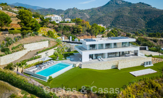 Modern luxury villa for sale with sea views in gated community surrounded by nature in Marbella - Benahavis 59240 