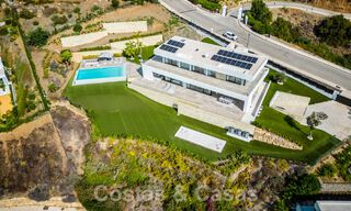 Modern luxury villa for sale with sea views in gated community surrounded by nature in Marbella - Benahavis 59243 