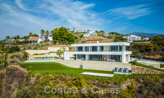 Modern luxury villa for sale with sea views in gated community surrounded by nature in Marbella - Benahavis 59244 