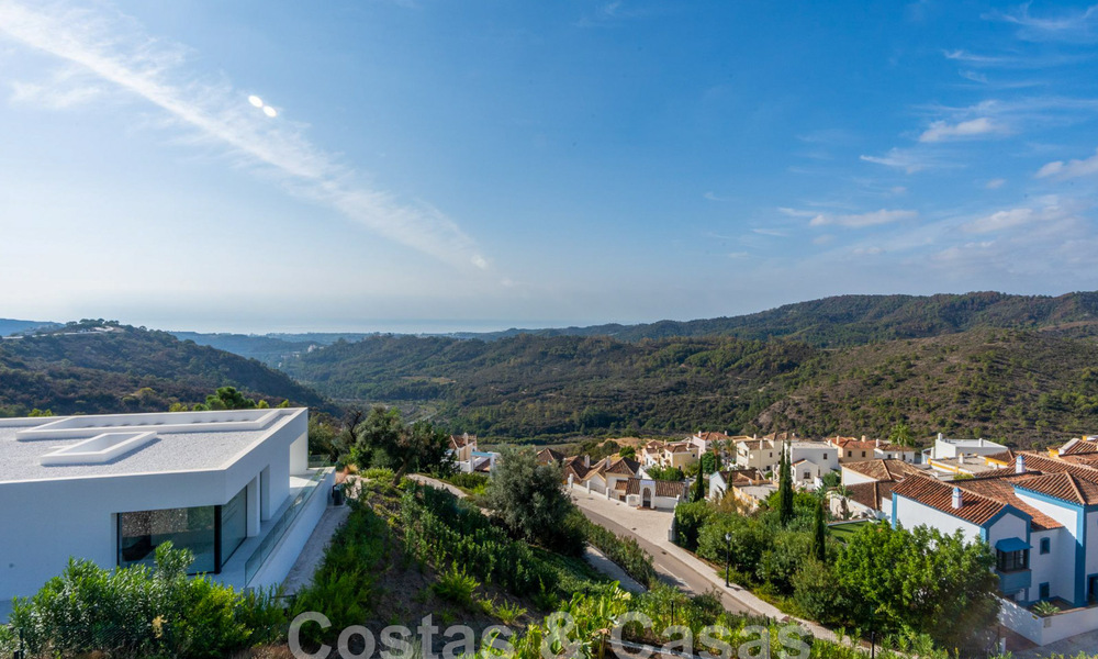 Modern luxury villa for sale with sea views in gated community surrounded by nature in Marbella - Benahavis 59265