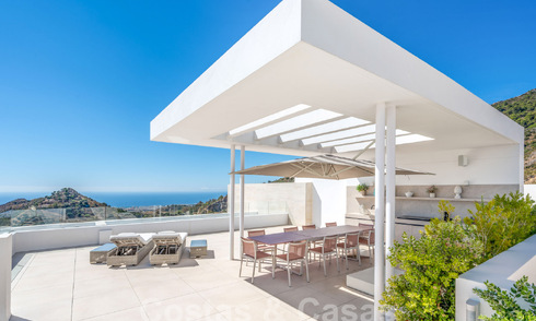 Avant-garde penthouse for sale with 180° panoramic views, in the hills of Marbella 59430