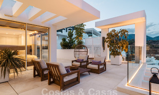 Contemporary luxury penthouse with magical sea views for sale a short drive from Marbella centre 59437 