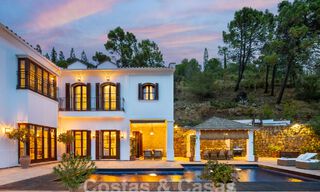 Mediterranean luxury villa for sale in gated community in El Madroñal, Marbella - Benahavis 59497 