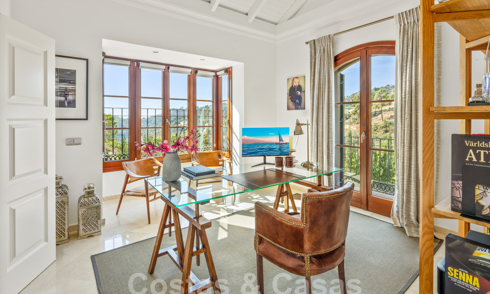 Mediterranean luxury villa for sale in gated community in El Madroñal, Marbella - Benahavis 59507