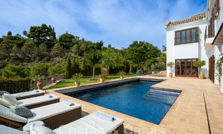 Mediterranean luxury villa for sale in gated community in El Madroñal, Marbella - Benahavis 59521 