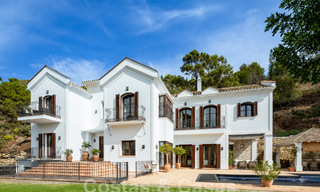 Mediterranean luxury villa for sale in gated community in El Madroñal, Marbella - Benahavis 59522 