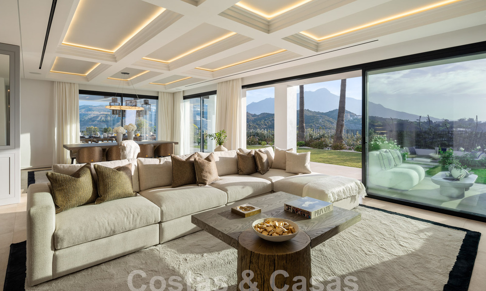 Modern Andalusian luxury villa with unobstructed sea views for sale in gated community of La Quinta, Marbella - Benahavis 59538