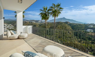 Modern Andalusian luxury villa with unobstructed sea views for sale in gated community of La Quinta, Marbella - Benahavis 59548 