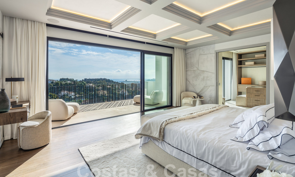 Modern Andalusian luxury villa with unobstructed sea views for sale in gated community of La Quinta, Marbella - Benahavis 59549