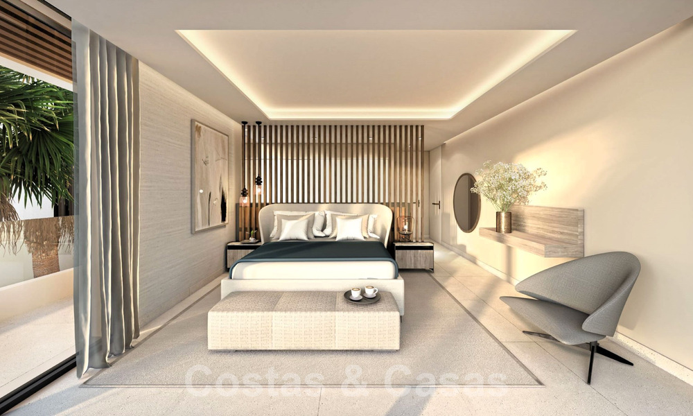 New development with 5 sophisticated luxury villas for sale a few steps from the beach just off Puerto Banus, Marbella 59375