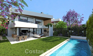 New development with 5 sophisticated luxury villas for sale a few steps from the beach just off Puerto Banus, Marbella 59380 