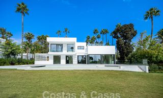 Contemporary new build villa for sale in a preferred golf urbanisation on the New Golden Mile, Marbella - Benahavis 59568 
