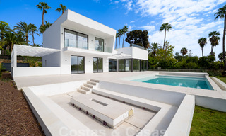 Contemporary new build villa for sale in a preferred golf urbanisation on the New Golden Mile, Marbella - Benahavis 59571 