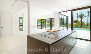 Contemporary new build villa for sale in a preferred golf urbanisation on the New Golden Mile, Marbella - Benahavis 59576 