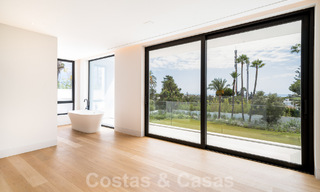 Contemporary new build villa for sale in a preferred golf urbanisation on the New Golden Mile, Marbella - Benahavis 59585 