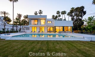 Contemporary new build villa for sale in a preferred golf urbanisation on the New Golden Mile, Marbella - Benahavis 782461 