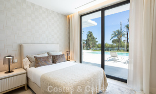 Contemporary new build villa for sale in a preferred golf urbanisation on the New Golden Mile, Marbella - Benahavis 782467 