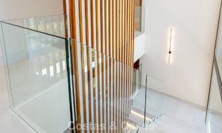 Contemporary new build villa for sale in a preferred golf urbanisation on the New Golden Mile, Marbella - Benahavis 782475 