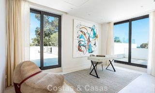 Contemporary new build villa for sale in a preferred golf urbanisation on the New Golden Mile, Marbella - Benahavis 782476 