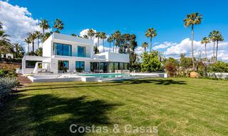 Contemporary new build villa for sale in a preferred golf urbanisation on the New Golden Mile, Marbella - Benahavis 782487 