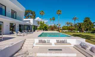 Contemporary new build villa for sale in a preferred golf urbanisation on the New Golden Mile, Marbella - Benahavis 782488 