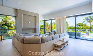Contemporary new build villa for sale in a preferred golf urbanisation on the New Golden Mile, Marbella - Benahavis 782494 