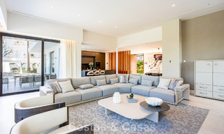 Contemporary new build villa for sale in a preferred golf urbanisation on the New Golden Mile, Marbella - Benahavis 782496 
