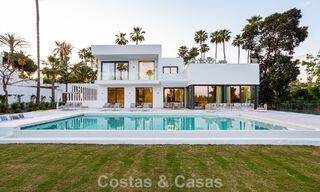 Contemporary new build villa for sale in a preferred golf urbanisation on the New Golden Mile, Marbella - Benahavis 782497 