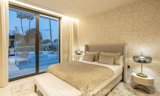 Contemporary new build villa for sale in a preferred golf urbanisation on the New Golden Mile, Marbella - Benahavis 782503 