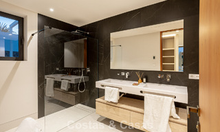 Contemporary new build villa for sale in a preferred golf urbanisation on the New Golden Mile, Marbella - Benahavis 782504 