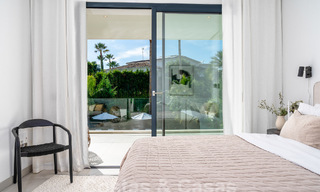 Modern luxury villa for sale in a contemporary architectural style, walking distance from Puerto Banus, Marbella 59637 