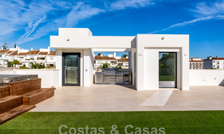 Modern luxury villa for sale in a contemporary architectural style, walking distance from Puerto Banus, Marbella 59651 