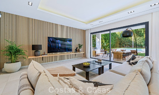 Modern luxury villa for sale in a contemporary architectural style, walking distance from Puerto Banus, Marbella 788874 