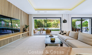 Modern luxury villa for sale in a contemporary architectural style, walking distance from Puerto Banus, Marbella 788875 